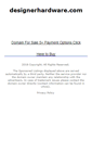 Mobile Screenshot of designerhardware.com