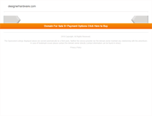 Tablet Screenshot of designerhardware.com